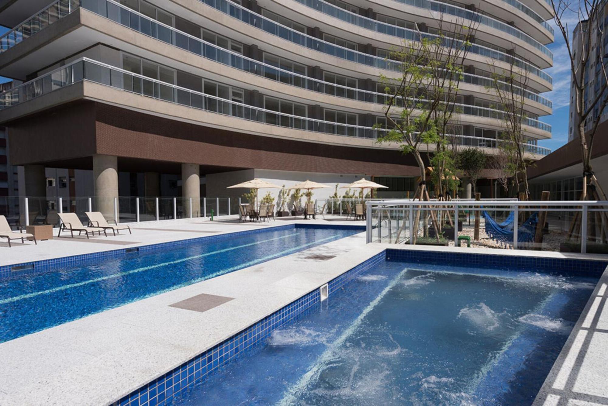 Book Santos - Unlimited 3202 - 2 Quartos Alto Padrao Vista Mar Exterior foto