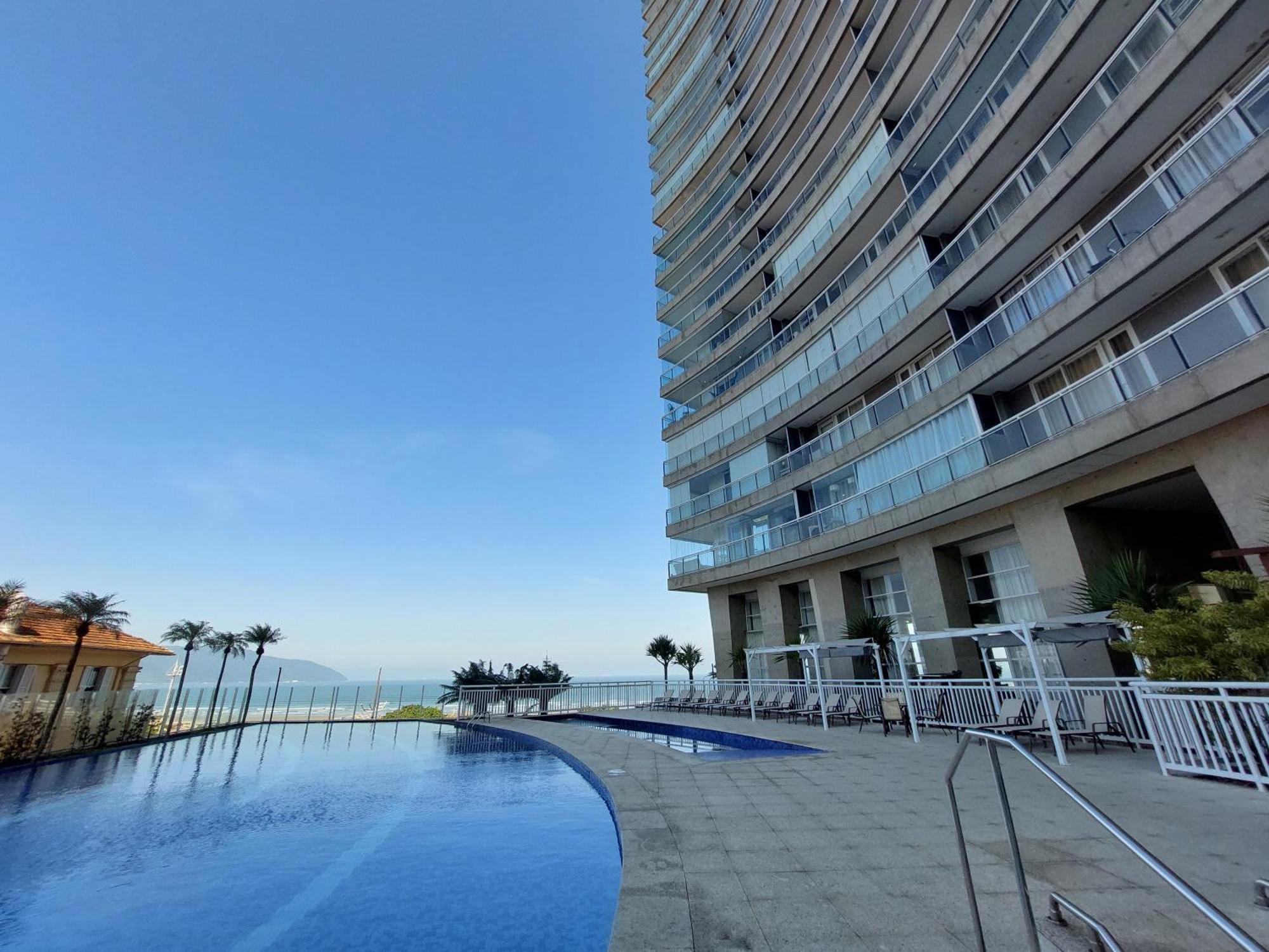 Book Santos - Unlimited 3202 - 2 Quartos Alto Padrao Vista Mar Exterior foto